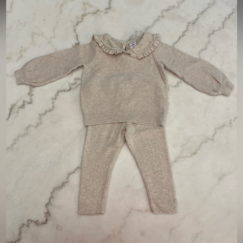Nordstrom Collared Sweater and leggings set